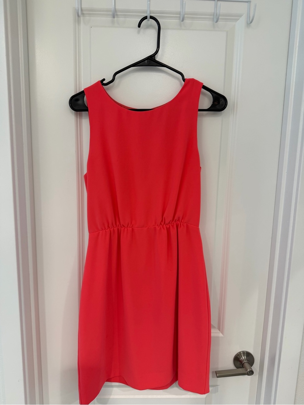 J. Crew Sleeveless Coral-Red Mini Dress